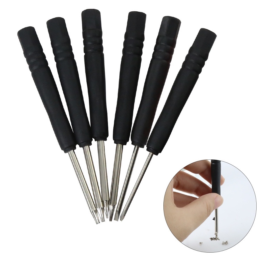 Chavinha De Fenda Cruzada 80mm 3.0 Pequena Boa Para Brinquedos Objetos Pequenos Preta