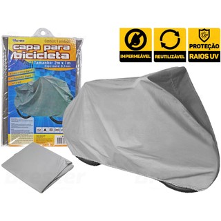 Capa Impermeável Cobrir Bicicleta Bike Aro 24/26 Western M-22 em Oferta na Shopee