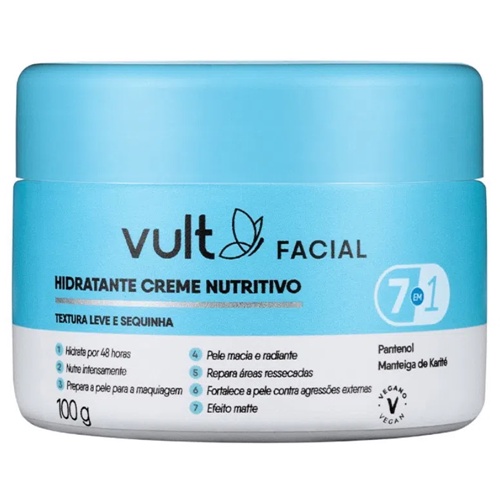 Vult Creme Facial Reparador Nutritivo 100g