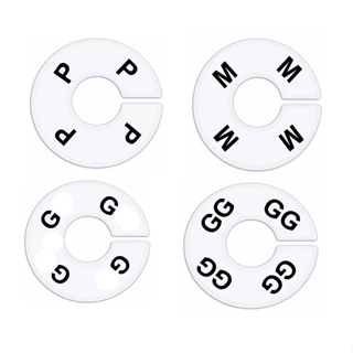 Separador e divisor de araras kit com 40 unidades P, M, G, GG em Oferta na Shopee