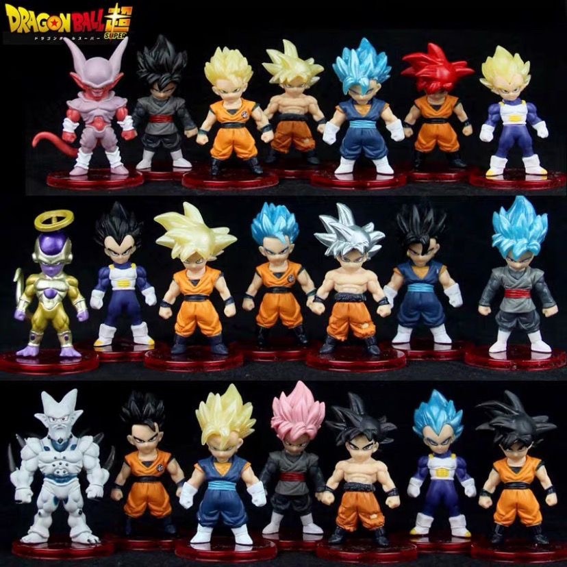 8PCS/Conjunto Em Estoque Dragon Ball Majin Buu Forma Completa Bola De  Dragão Z Figura Ação Figuras Modelo Brinquedo - Corre Que Ta Baratinho