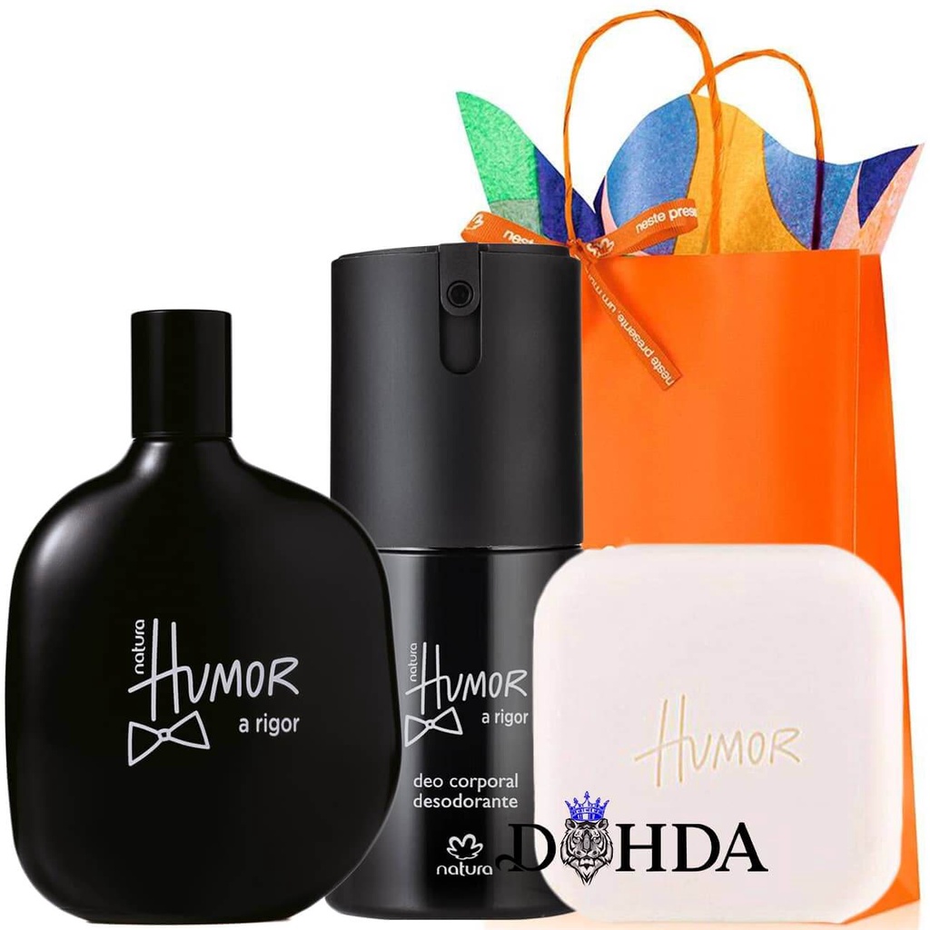 Kit Presente Perfume Masculino Humor a Rigor 75ml + Deo Corporal 100ml ...