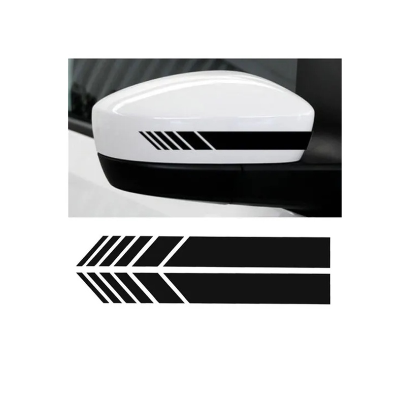 Adesivo Carro Universal para Retrovisor Faixa Tuning (Par) em Oferta na Shopee