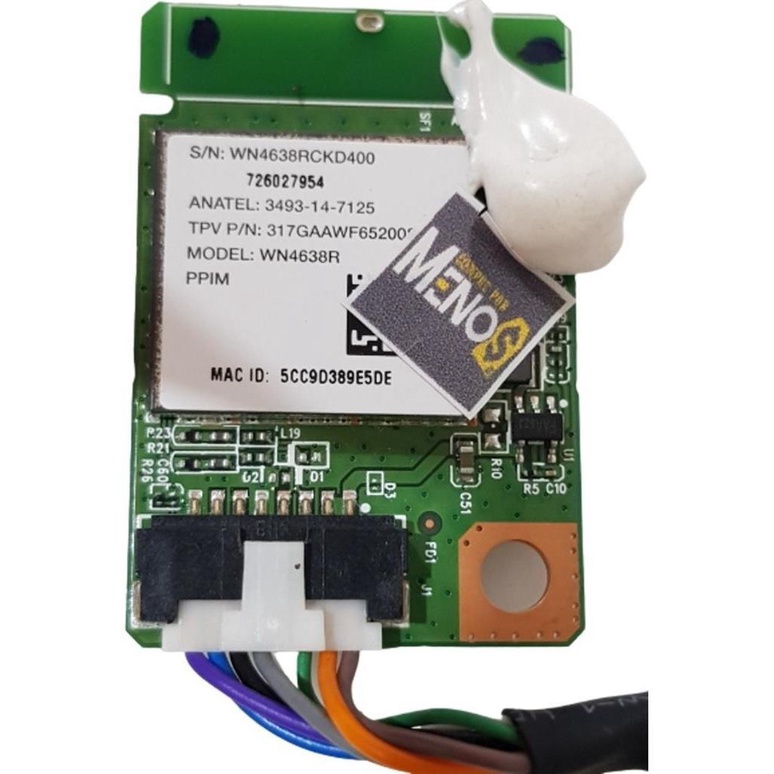 Placa Wi-fi Wireless Rede Para Tv 43pfg5100/78 Wn4638r