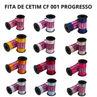 Fita Cetim CF 001 Simples 7mmx100m Progresso