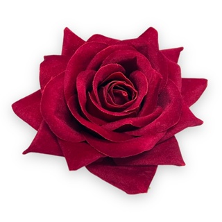 Rosa Presilha De Cabelo Aveludada Acessório Cigano E Pomba Gira Vermelha Luxo em Oferta na Shopee