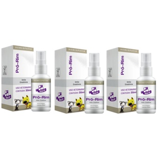 03 Pro Rim Problemas Renais (Rins) Cães E Gatos Homeopet em Oferta na Shopee