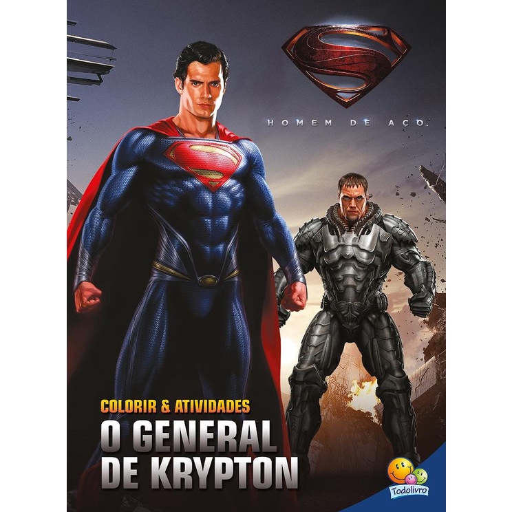 Colorir e atividades(GD)-Homem de aço: O general de Krypton