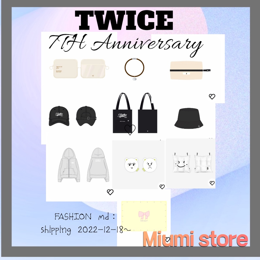 [TWICE 7o Aniversário] Moda Oficial MD