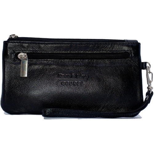 Carteira Bolsinha De Mão Porta Celular Cartão Dinheiro Couro em Oferta na Shopee