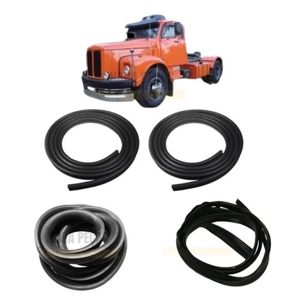Jg Antiruido Borracha Parabrisa + Portas Scania L 110 111