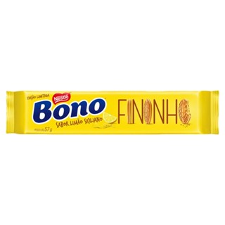 Biscoito BONO Recheado Fininho Limão 57g