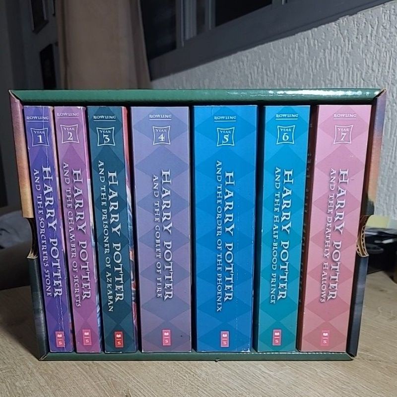 Box Harry Potter - Edição americana Scholastic paperback