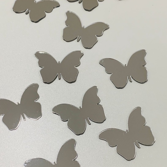 Espelho Decorativo Borboleta 20 peças 6cm em Oferta na Shopee