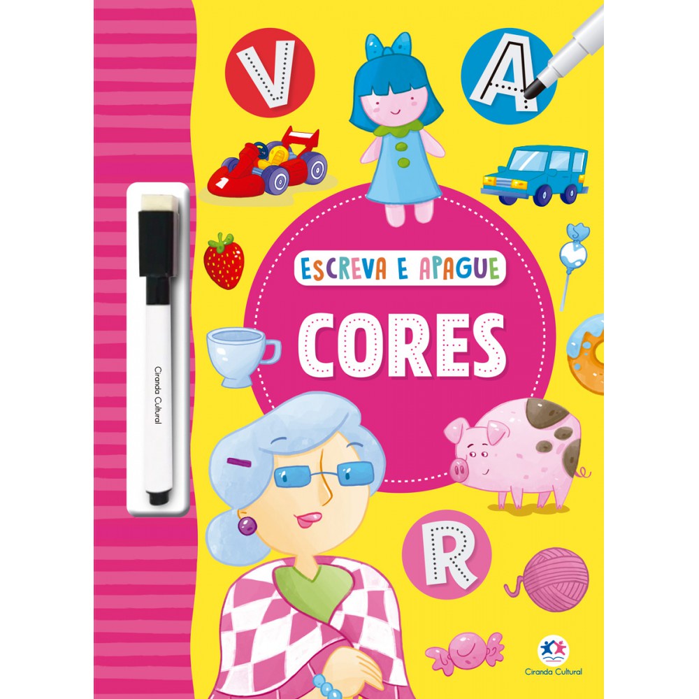 Livro Escreva e Apague - Cores - Ciranda Cultural em Oferta na Shopee