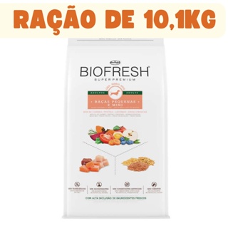 Ração Biofresh Cães Adultos Raças Pequenas e Mini 10,1kg em Oferta na Shopee