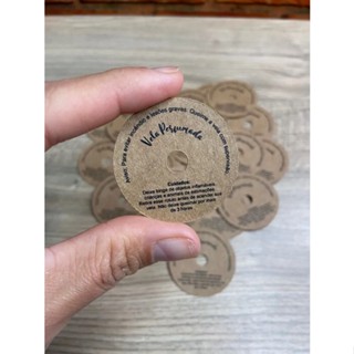 Tag / Etiquetas De Segurança Para Vela 4cm - Não é Personalizado