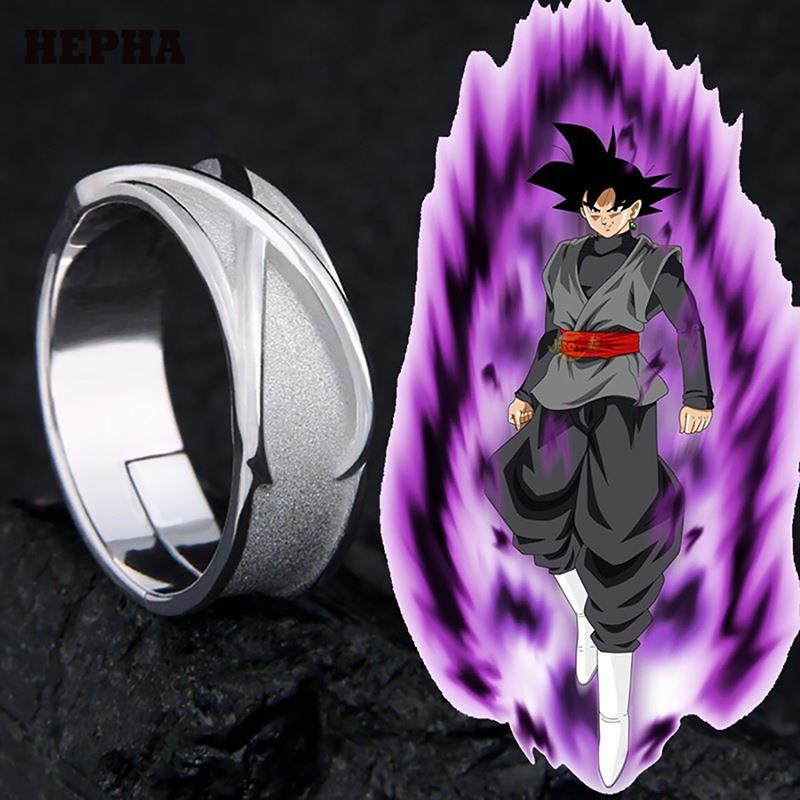 2023 Tmdbyx Zamasu Goku Black Time Anel AnéIs Anime Anel De Dedo Anel AjustáVel Para Mulheres Dos Homens Presentes Da JóIa Cosplay