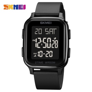 Relógios Eletrônicos SKMEI 2 Tempo Movimento Digital Moda Relógio Esportivo Contagem Regressiva-50M em Oferta na Shopee