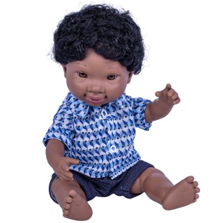 Boneca Colecao Down Menino Negro Cotiplas