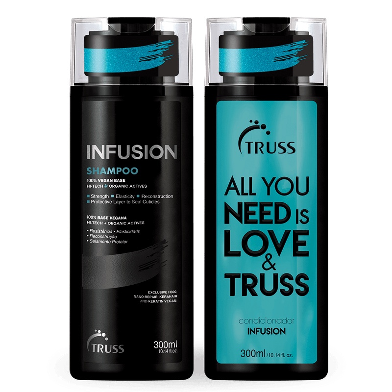 KIT SHAMPOO E CONDICIONADOR INFUSION EDIÇÃO COMEMORATIVA