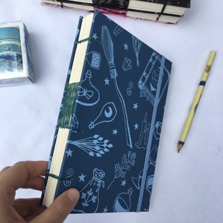 Bullet journal - sketchbook - bruxaria azul