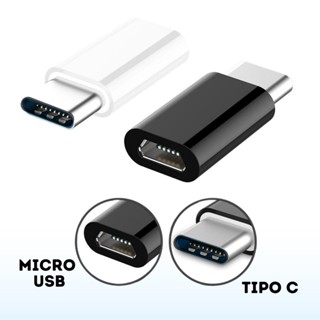 Adaptador Micro USB (V8) 2.1 P/ Tipo C Macho Para Celular Compatível Com Android