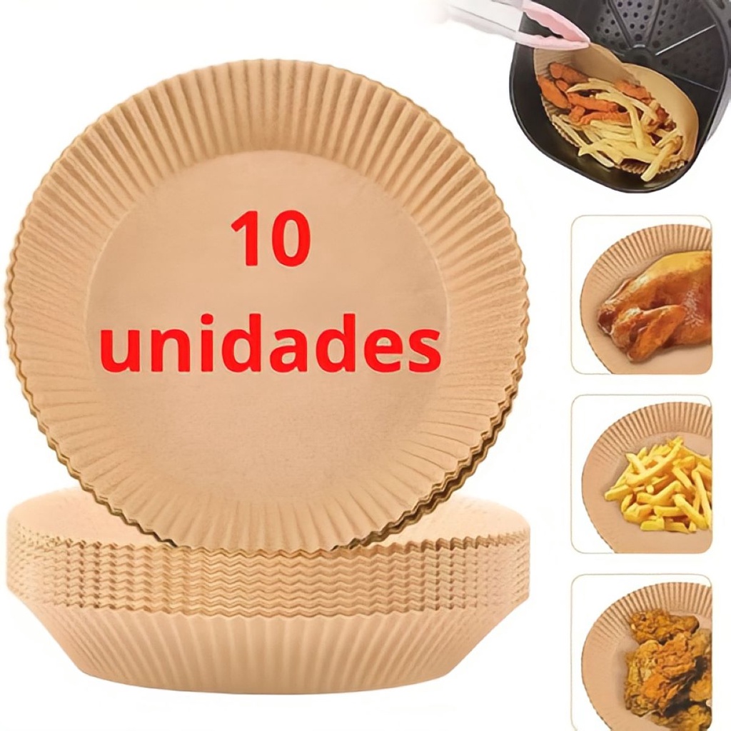 Kit 10 Forro Forma Papel Antiaderente Descartável