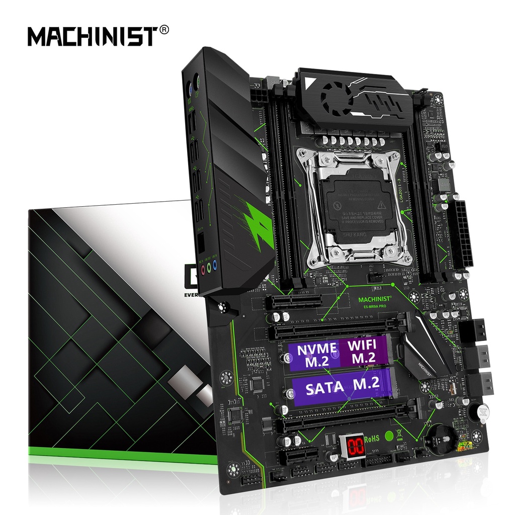 MACHINIST X99 Placa-Mãe LGA2011-3 Suporte DDR4 Memória Desktop Xeon E5 V3 V4 Processador 3.0 USB SATA M . 2 NVME ATX E5 MR9A PRO