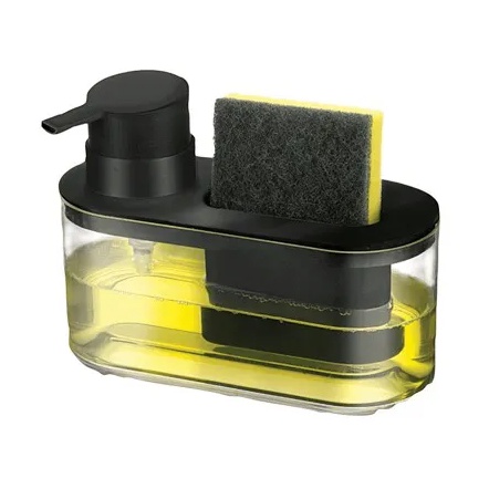 Dispenser Porta Detergente E Bucha Arthi em Oferta na Shopee