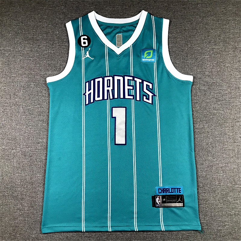 Charlotte Hornets LaMelo Ball jersey 1 Camisa De Basquete 2022NBA Edition City