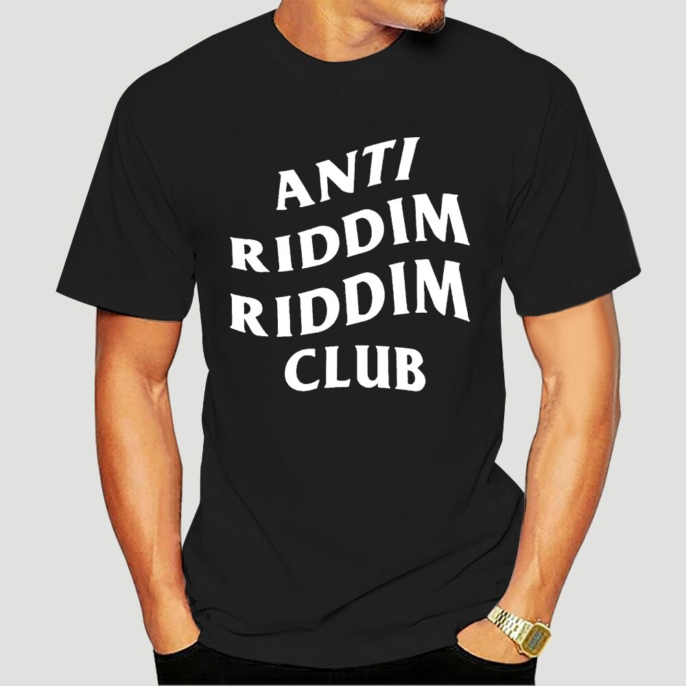 Camiseta De Algodão anti riddim Clube-dubstep bass exzision dubloads ...