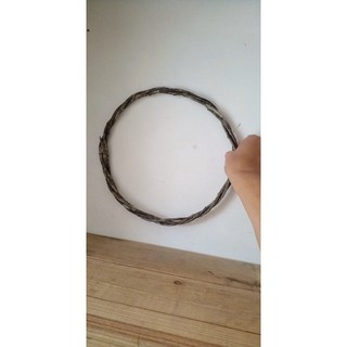 Base para guirlanda / Fibra natural / Rústica - 30 cm diâmetro