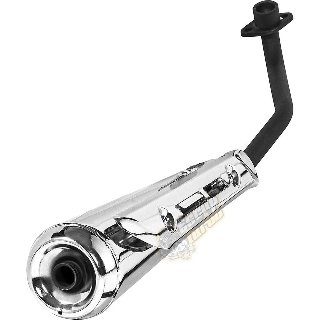 Escapamento Biz 125 2009/2022 Mini C/ Protetor Modelo Turuna Cromado