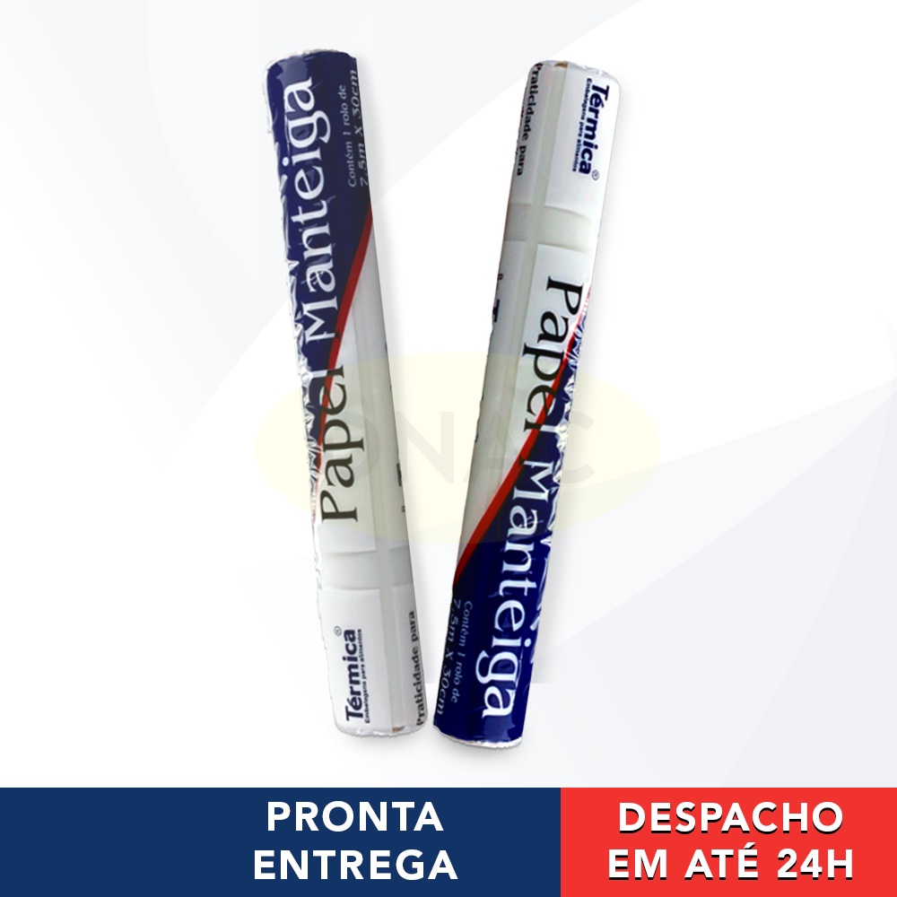 Rolo De Papel Manteiga 30cm X 7,5m Para Pizza Bolo AirFryer Antigordura - Térmica em Oferta na Shopee