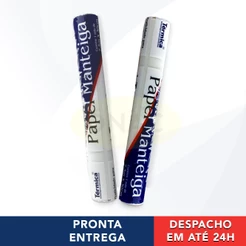 Rolo De Papel Manteiga 30cm X 7,5m Para Pizza Bolo AirFryer Antigordura - Térmica