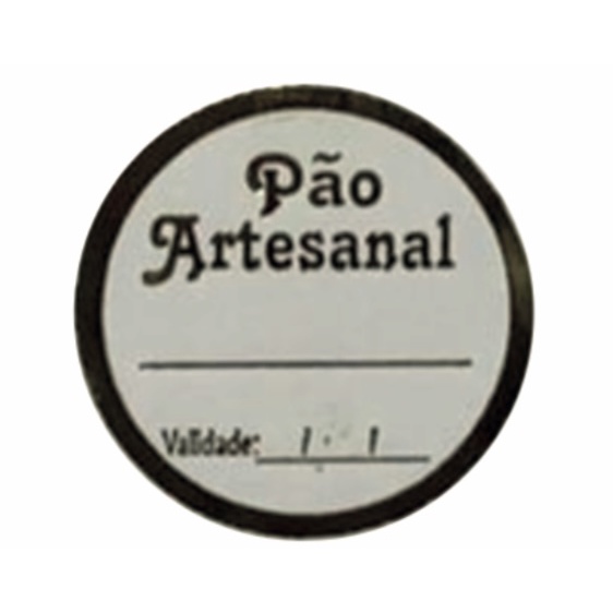 100 Etiquetas Pao Artesanal Sabor E Validade Ouro Cod-1010 (Ms) em Oferta na Shopee