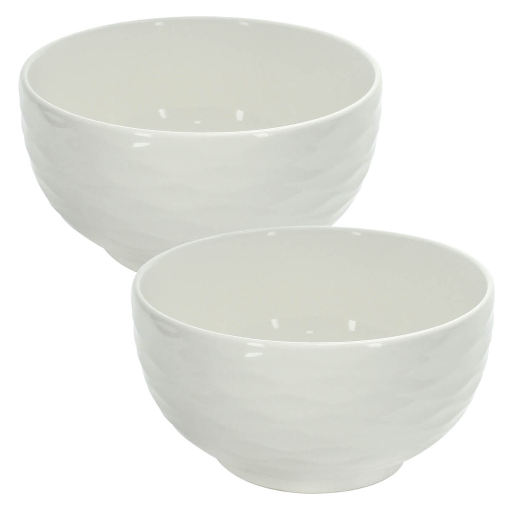 Bowl Tigela de Porcelana Branco 400ml Kit com 2 Peças em Oferta na Shopee