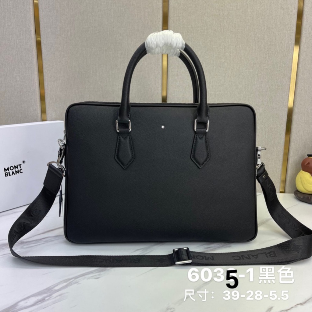 Montblanc Novo Estilo Pasta Masculina Bolsa Mensageiro De Mão Ombro