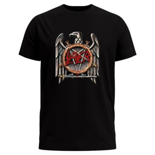 Camiseta Tshirt Banda de Rock SLAYER Malha Leve e Confortável