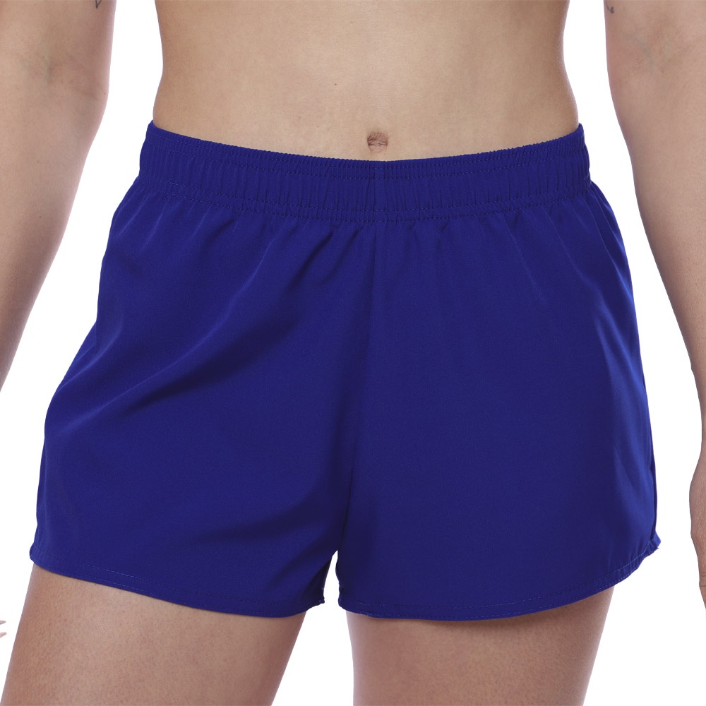 Short Feminino Esportivo Treino Academia Shorts Azul Royal em Oferta na Shopee