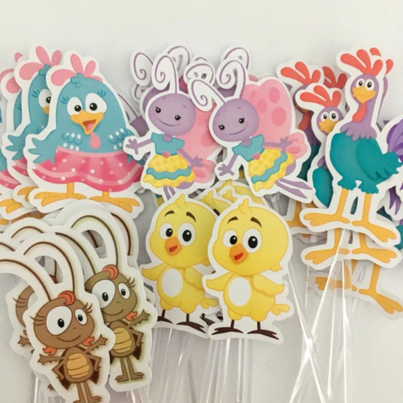 Topper Para Doce Galinha Pintadinha