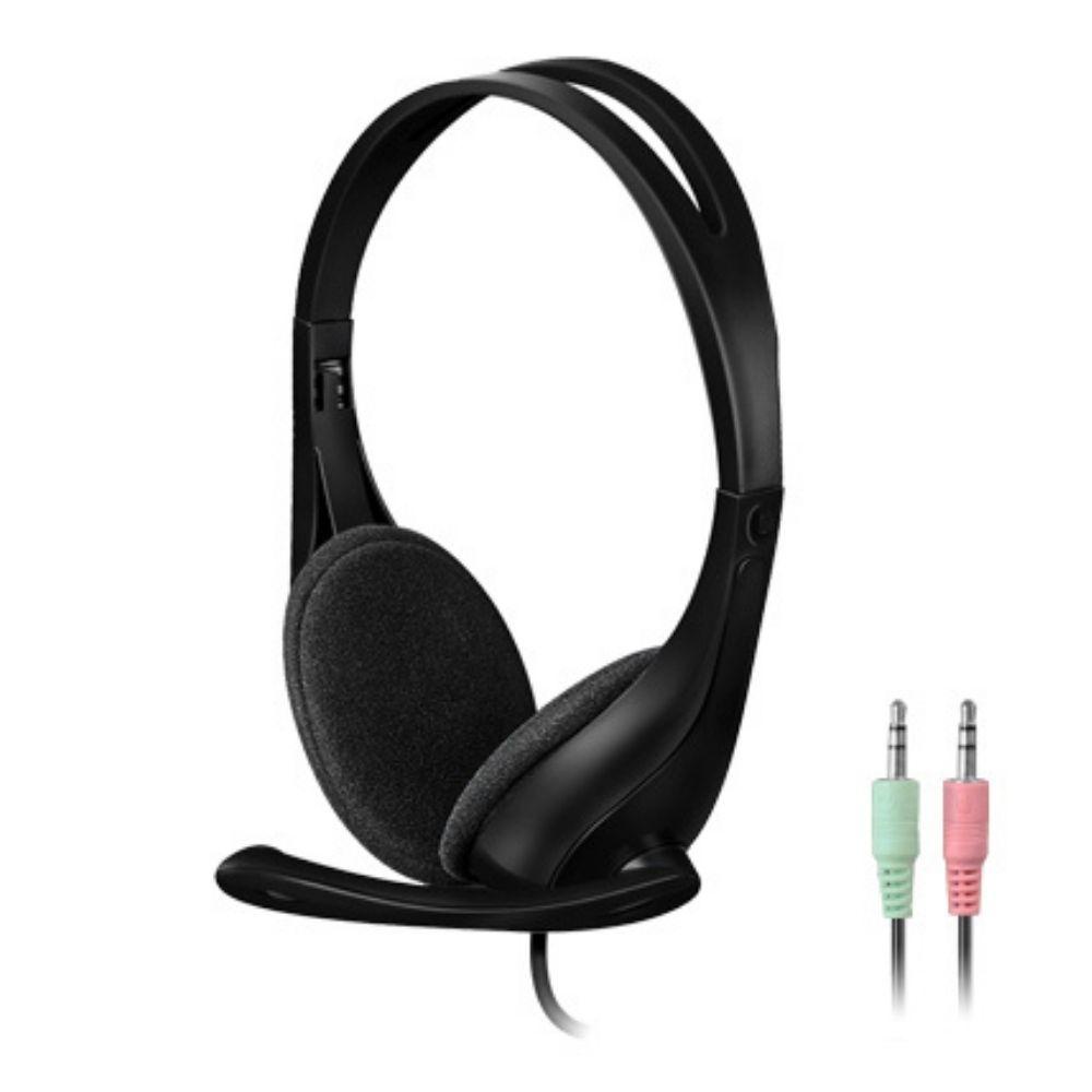 Headset Com Microfone P2 3.5mm HS9 A4Tech Preto Shopee Brasil