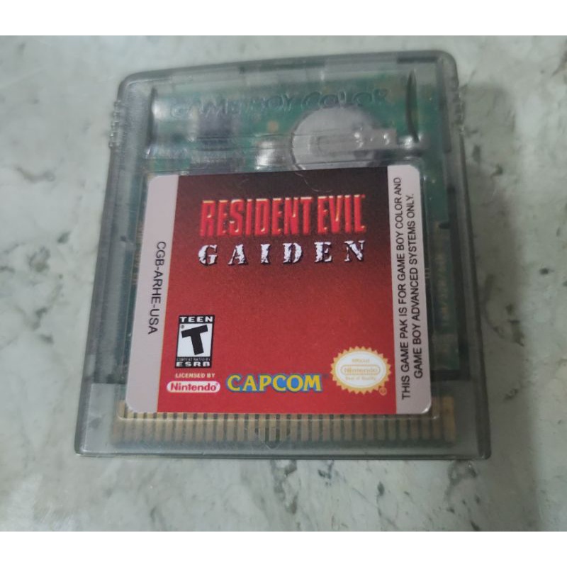 resident evil gaiden jogo original para gameboy color