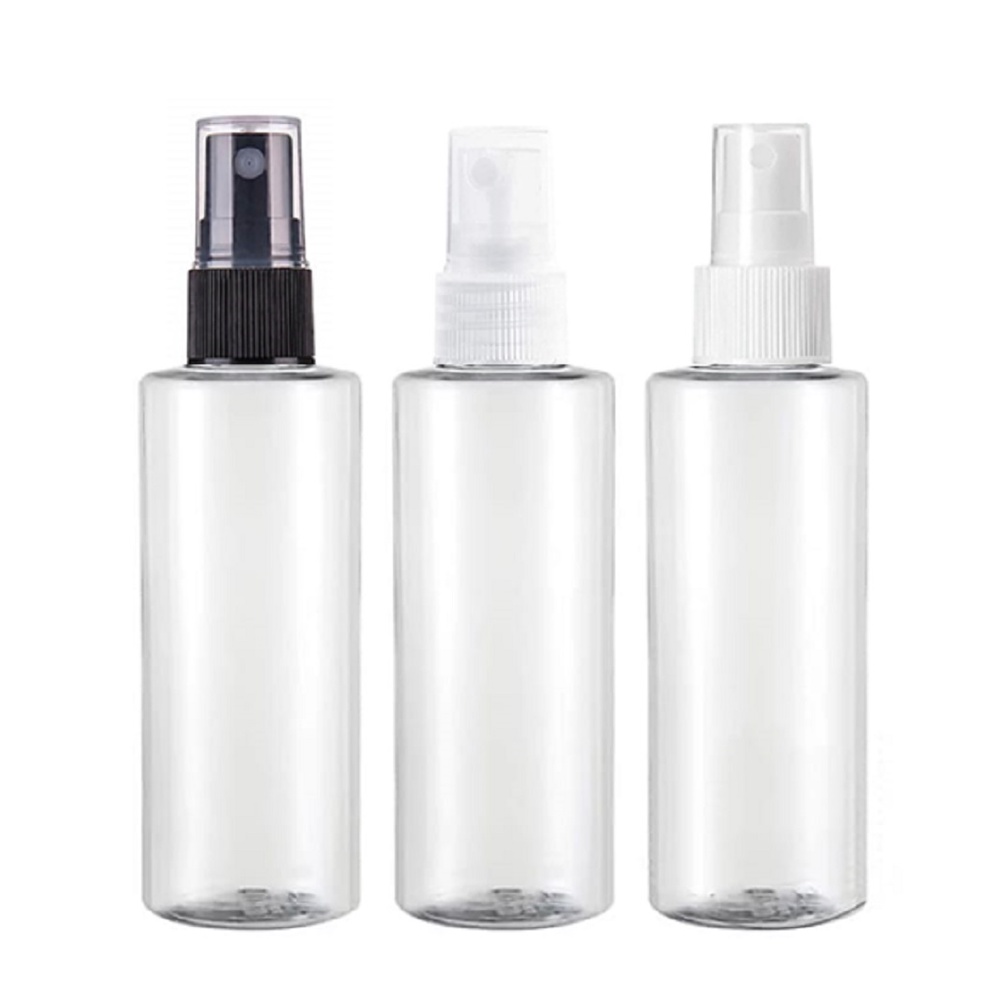 100 Frascos Pet 100 Ml Cilíndrico Reto Válvula Spray Para Perfume álcool liquido
