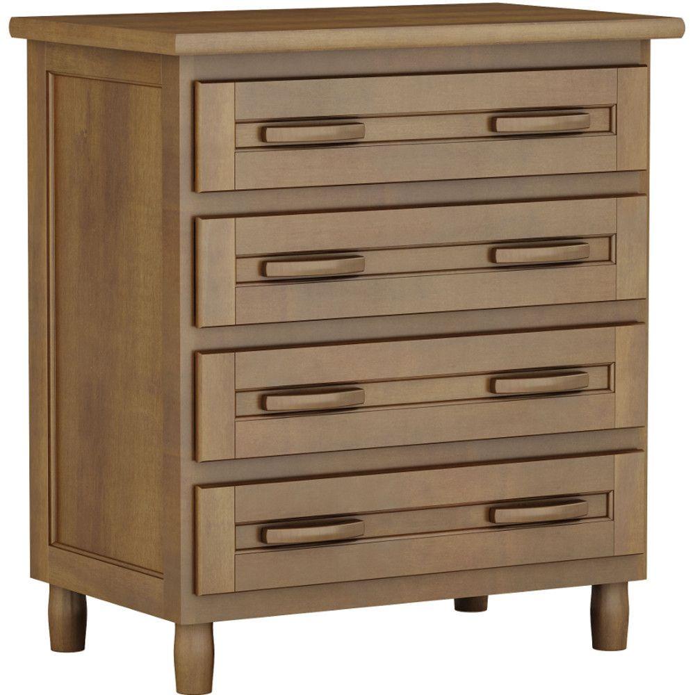 Cômoda Cavazotto Plus 4 Gavetas em Oferta na Shopee