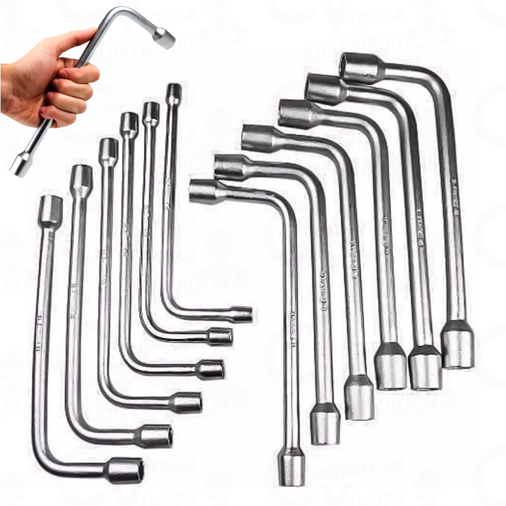 Chave Biela Tipo L Longa De 8mm A 19mm De Aço Carbono Vários Tamanhos A Escolha Para Uso Geral em Oferta na Shopee