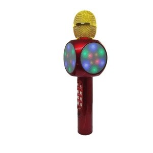 Microfone Hifi S Fio Bluetooth Karaokê Speaker Usb Led