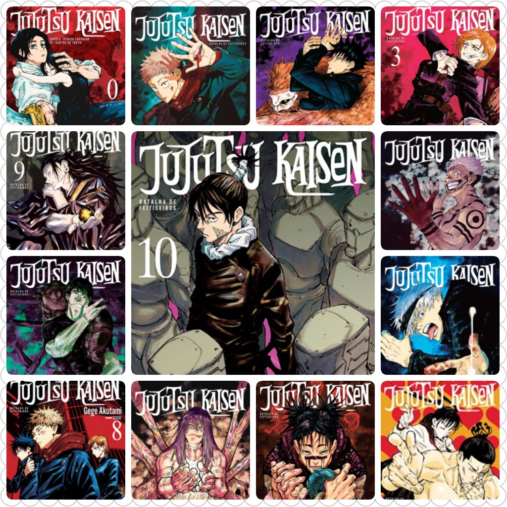 Mangá Jujutsu Kaisen Batalha De Feiticeiros