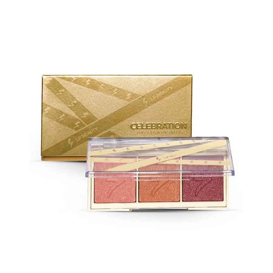 Paleta Trio de Blushes Celebration - Lp Beauty - Leticia de Paula